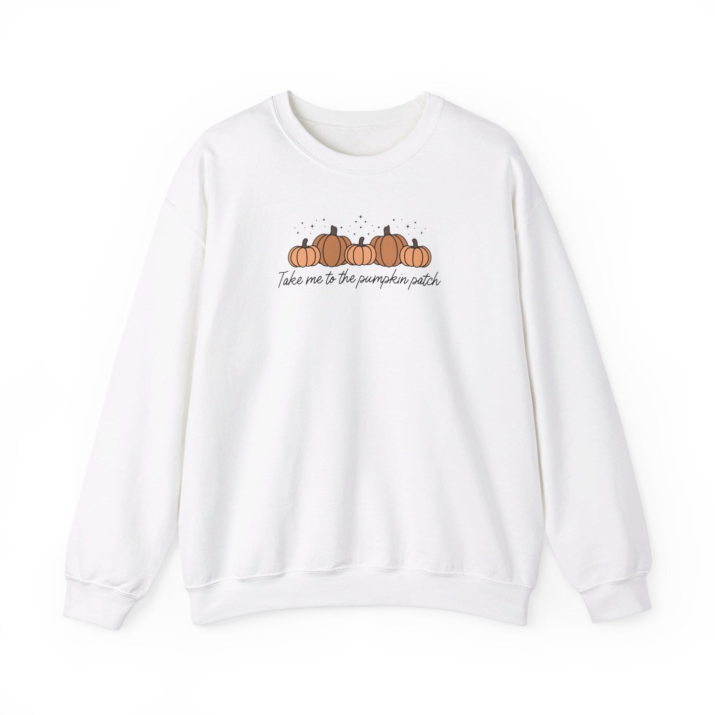 Take Me To The Pumpkin Patch Autumn Fall Sweatshirt - Unisex Heavy Blend™ Crewneck Sweatshirt