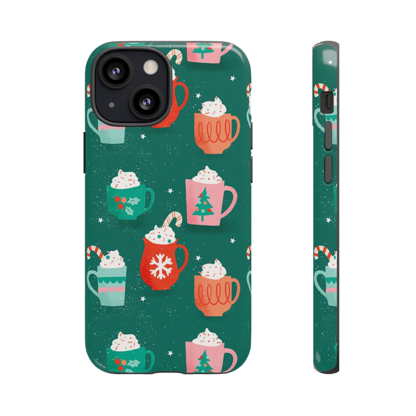 Christmas Coffee Cups - iPhone Case