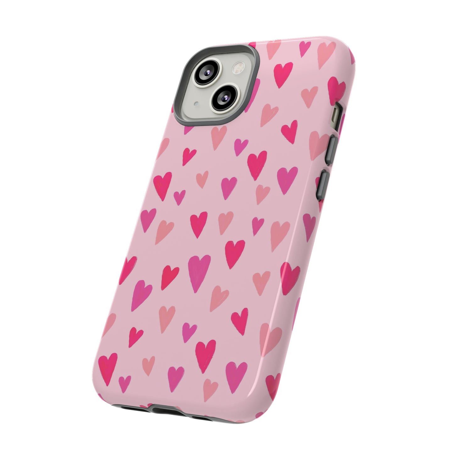 Pink Hearts Valentine iPhone Case