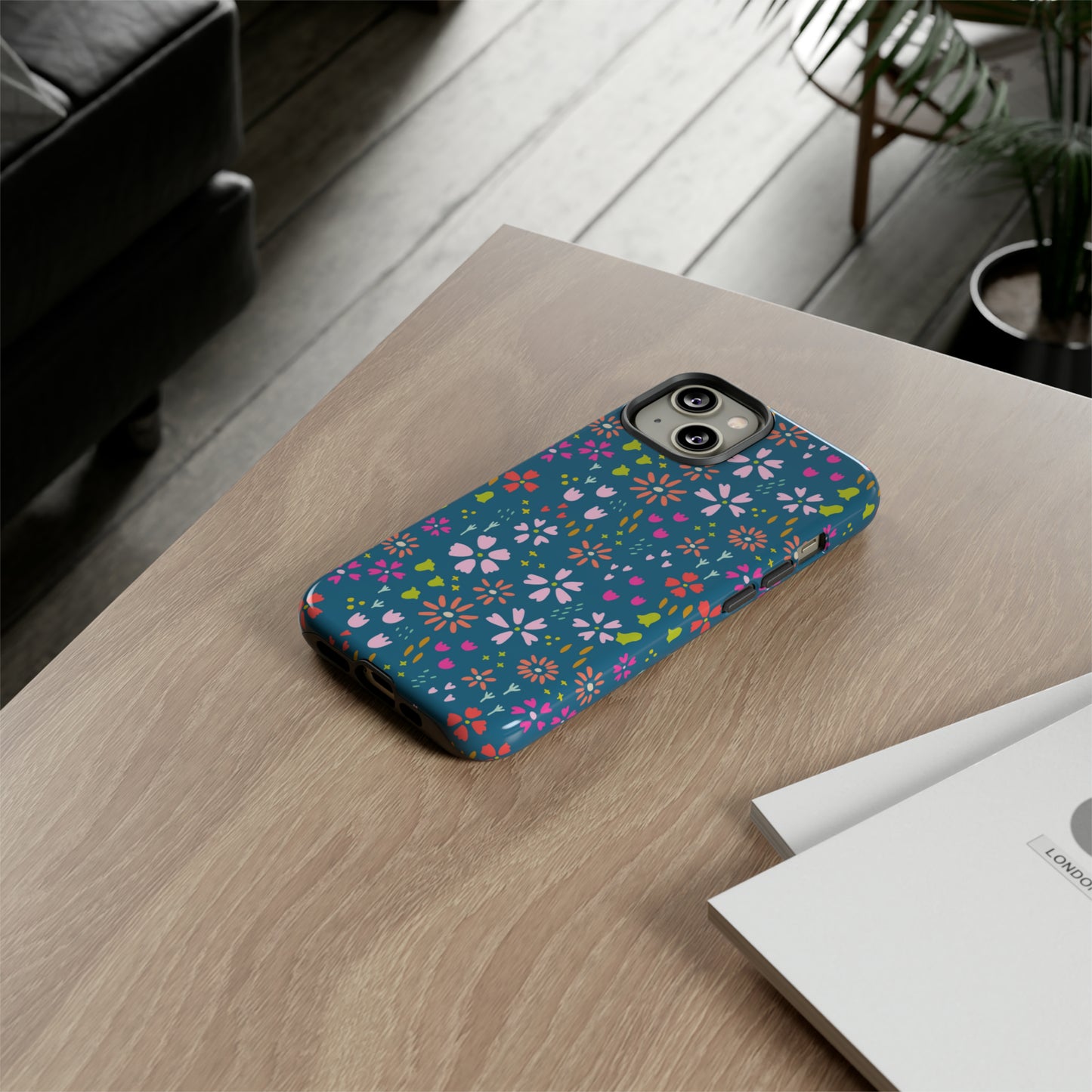 Blue Spring Florals - iPhone Case