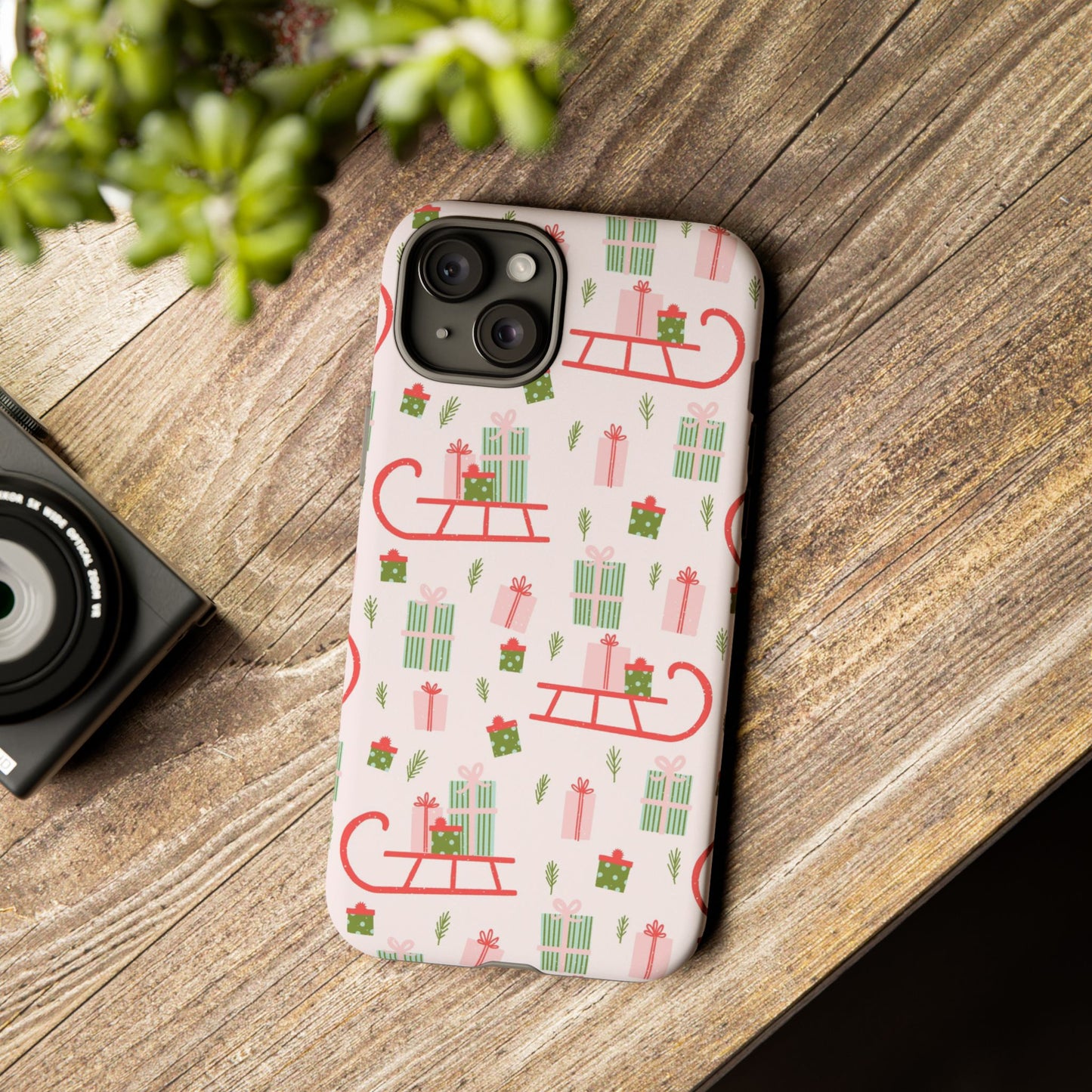 Christmas Gift Sled - iPhone Case