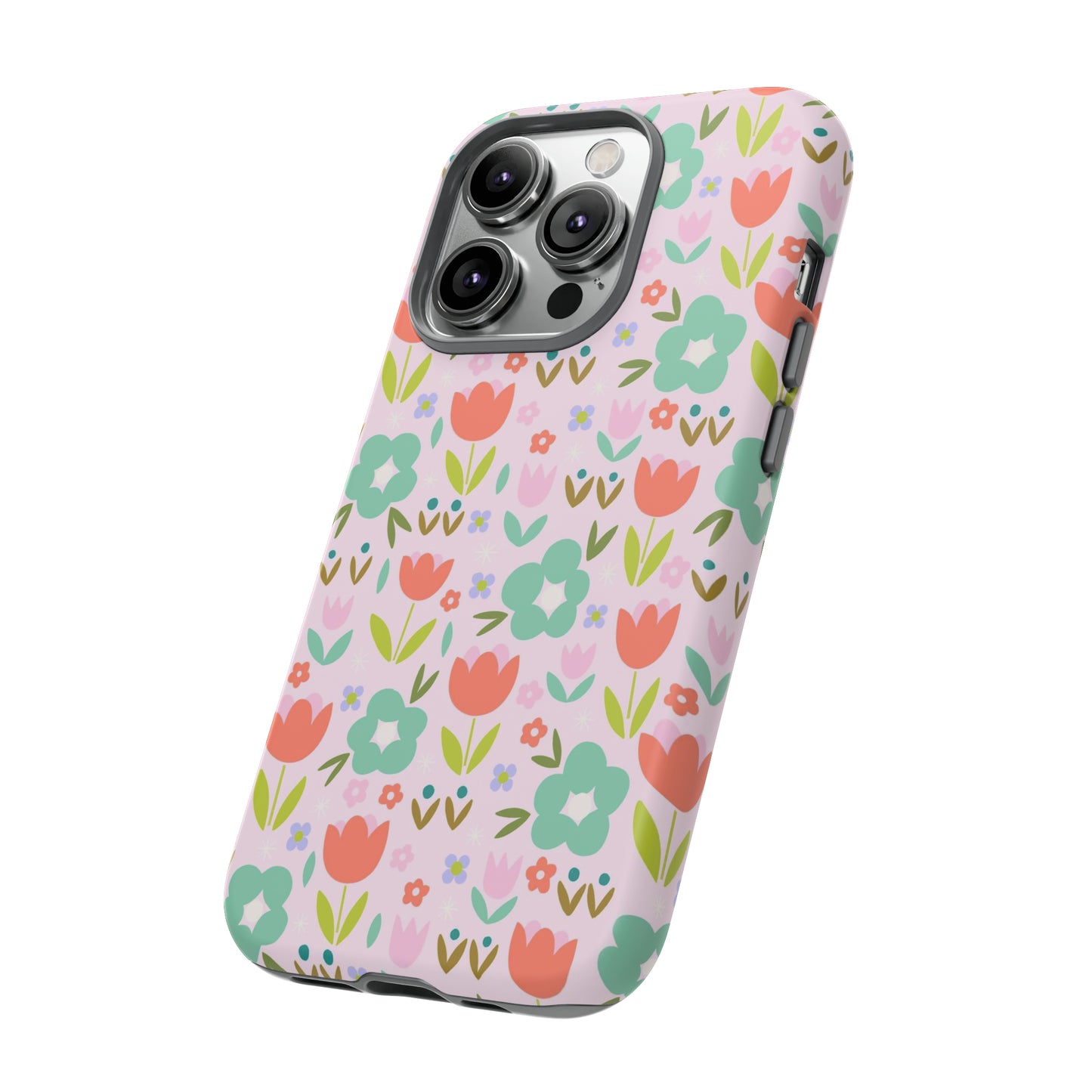 Mod Pink Flowers - iPhone Case