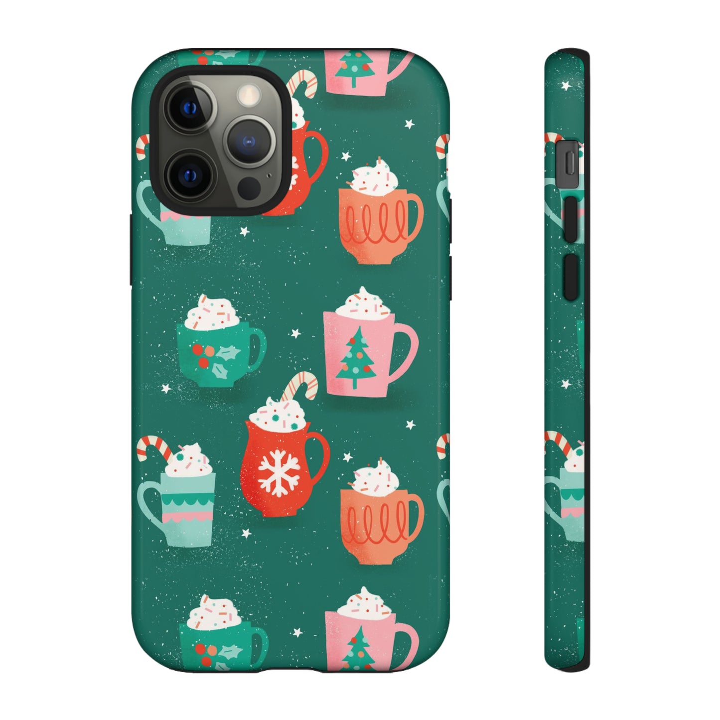 Christmas Coffee Cups - iPhone Case