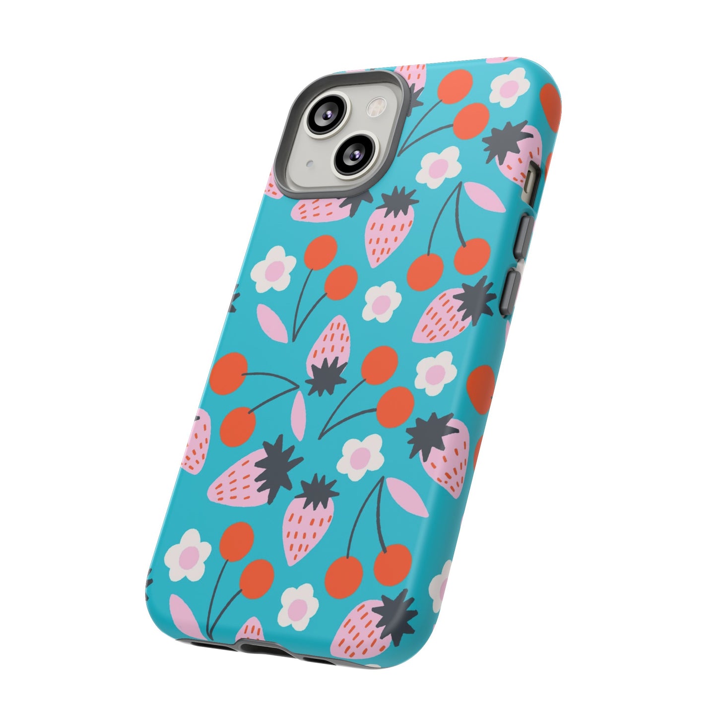 Summer Berries Blue - iPhone Case