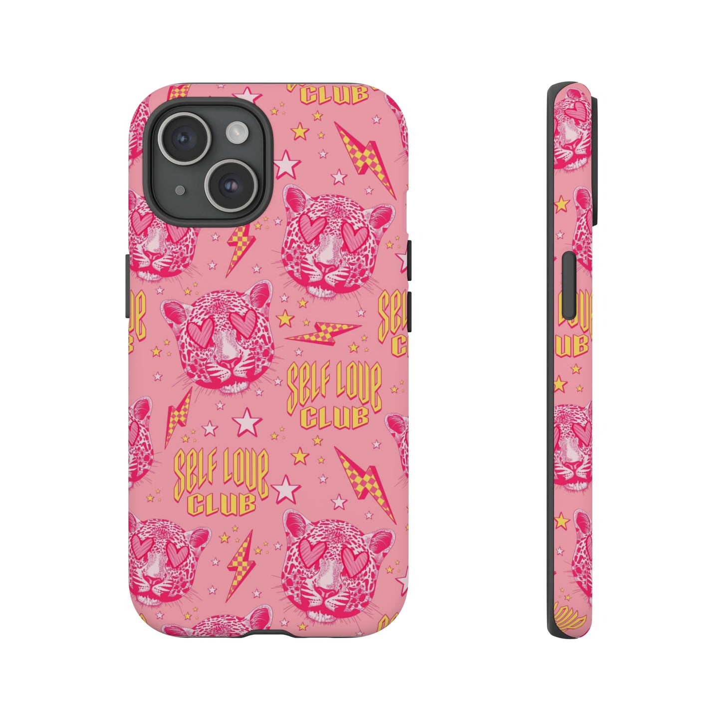 Self Love Club Tiger - Pink iPhone Case