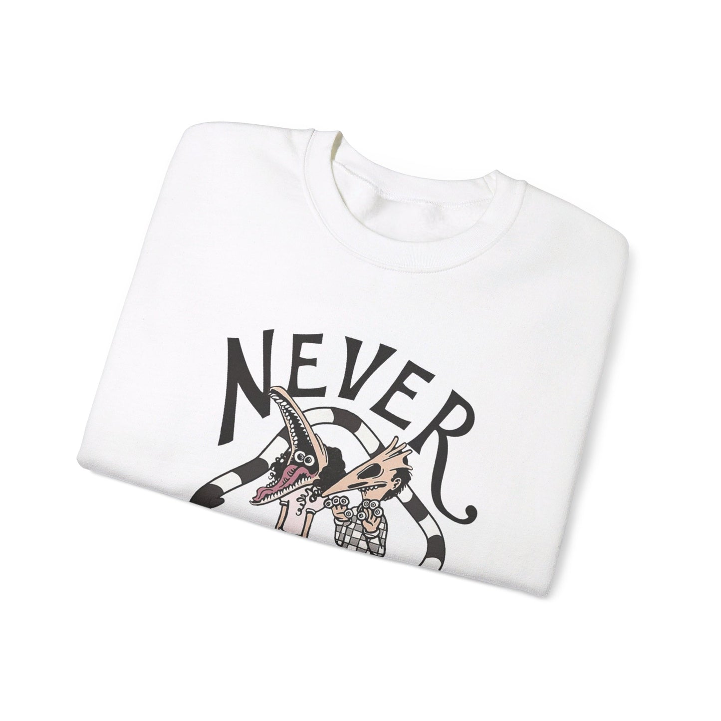 Never Trust The Living - Halloween - Unisex Heavy Blend™ Crewneck Sweatshirt