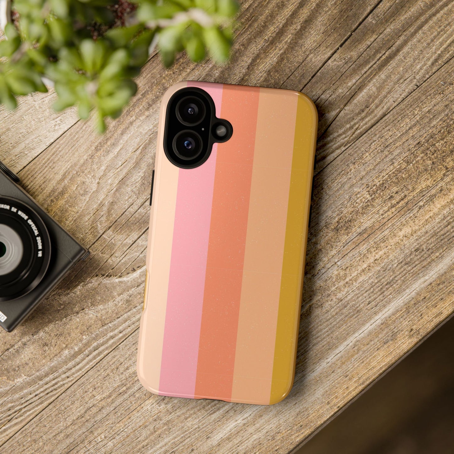 Boho Autumn Stripes - iPhone Case