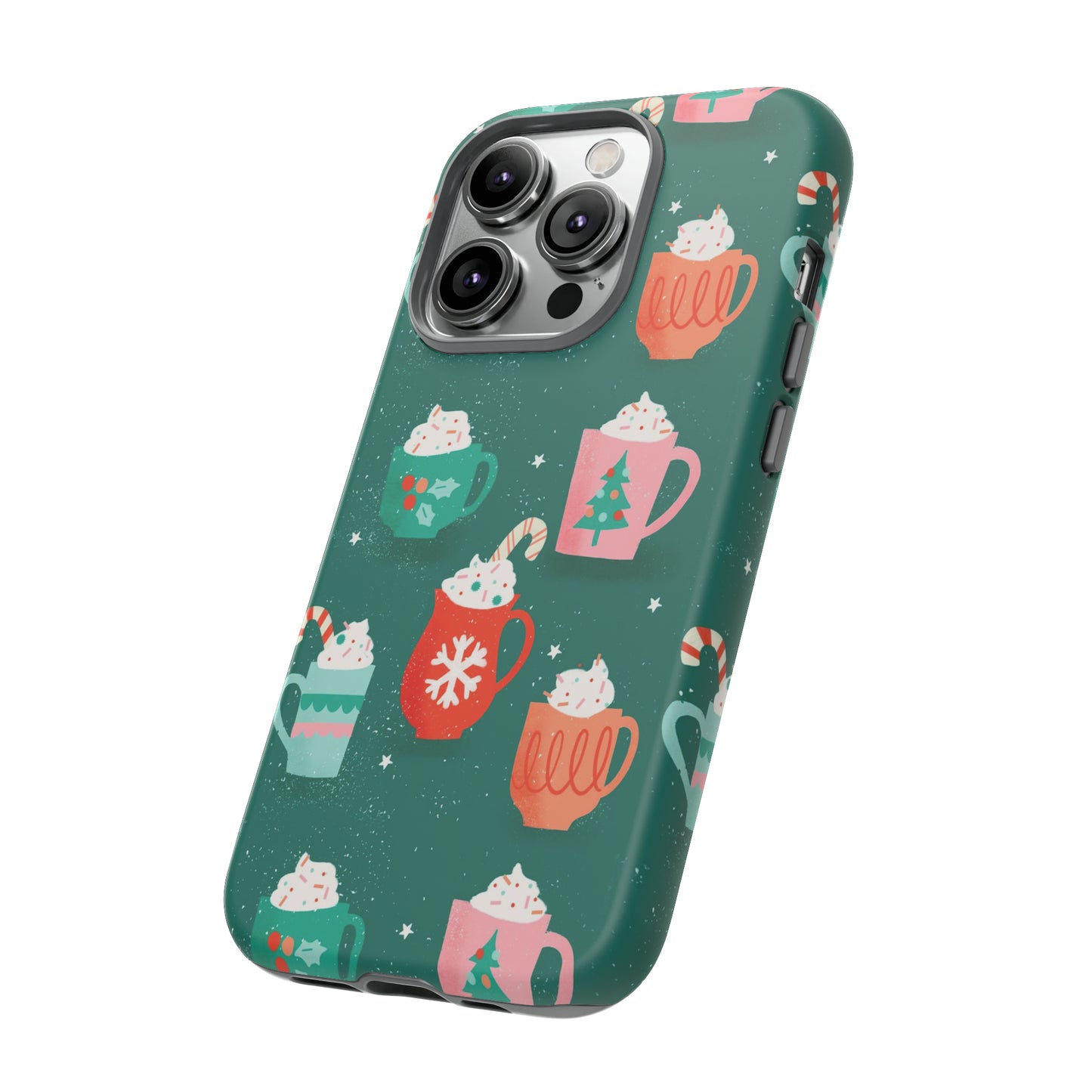 Christmas Coffee Cups - iPhone Case