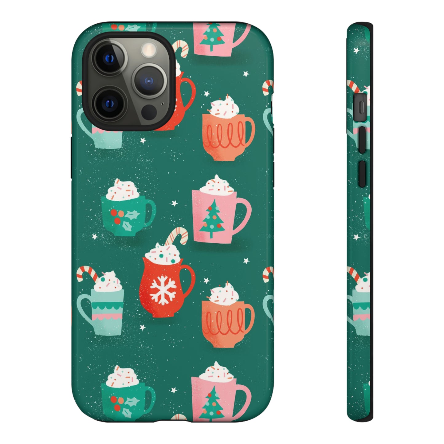 Christmas Coffee Cups - iPhone Case