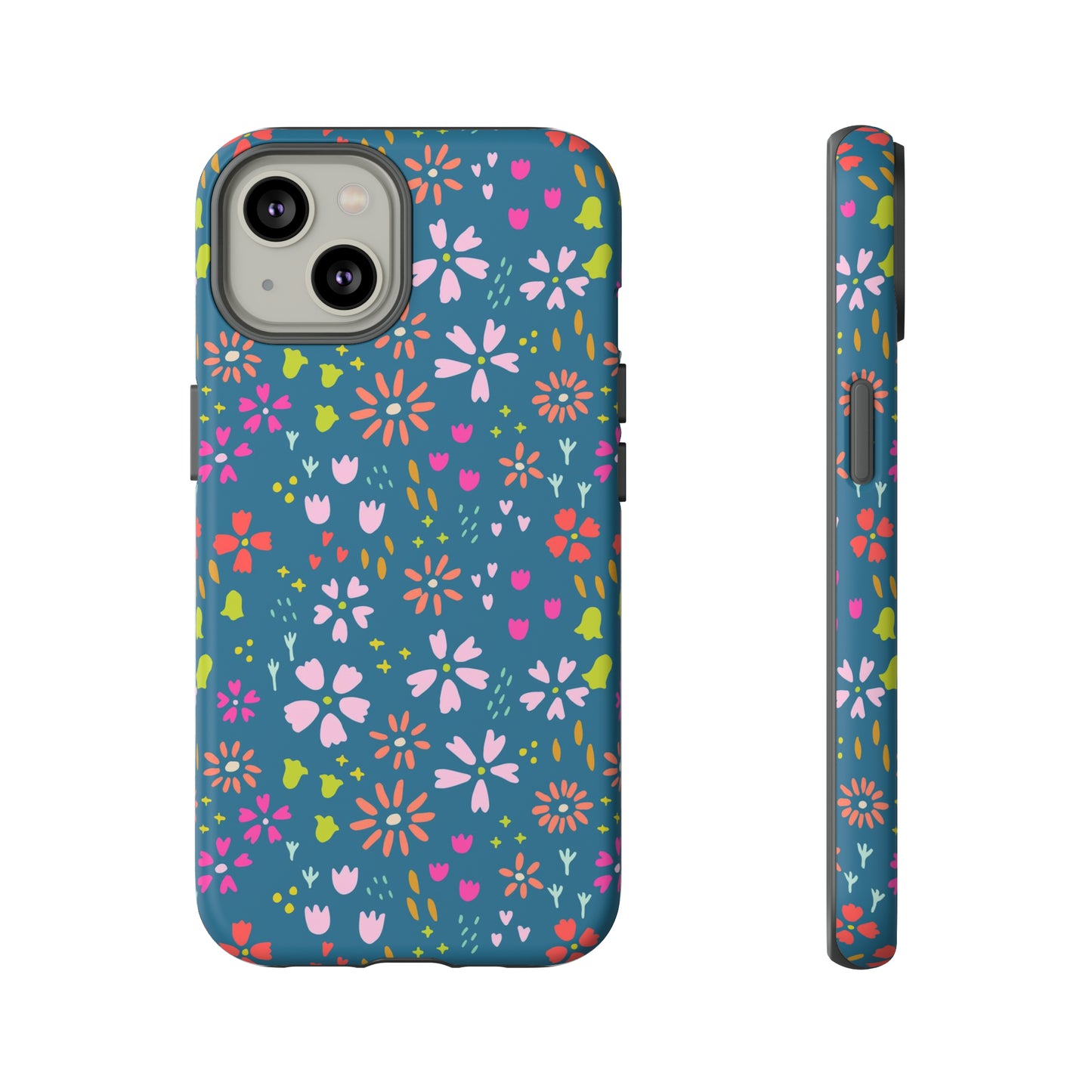 Blue Spring Florals - iPhone Case