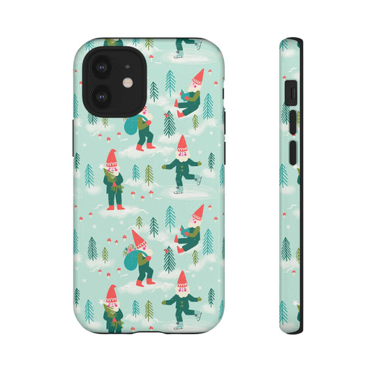 Christmas Winter Gnome Pattern - iPhone Case