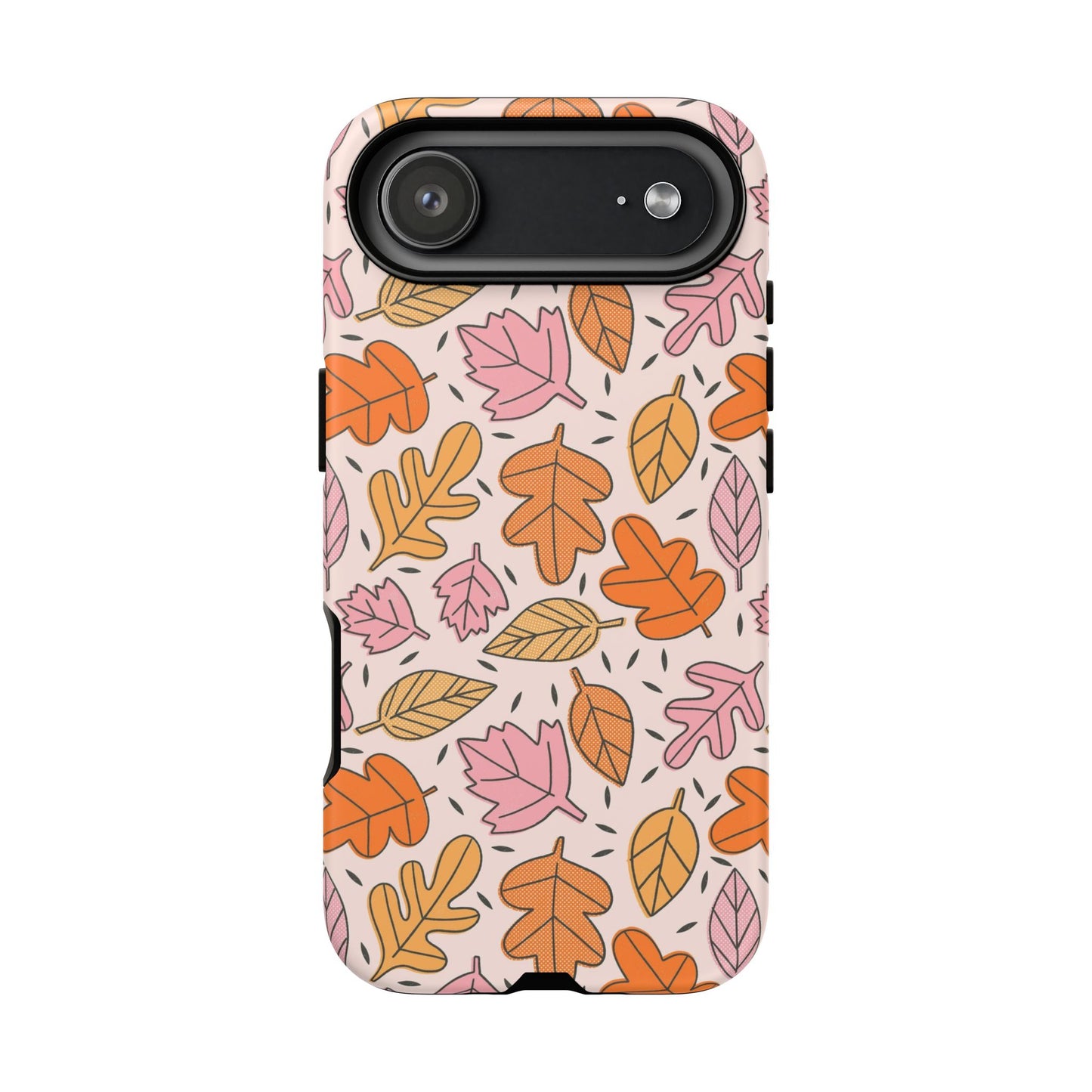 Doodled Fall Leaves - iPhone Case