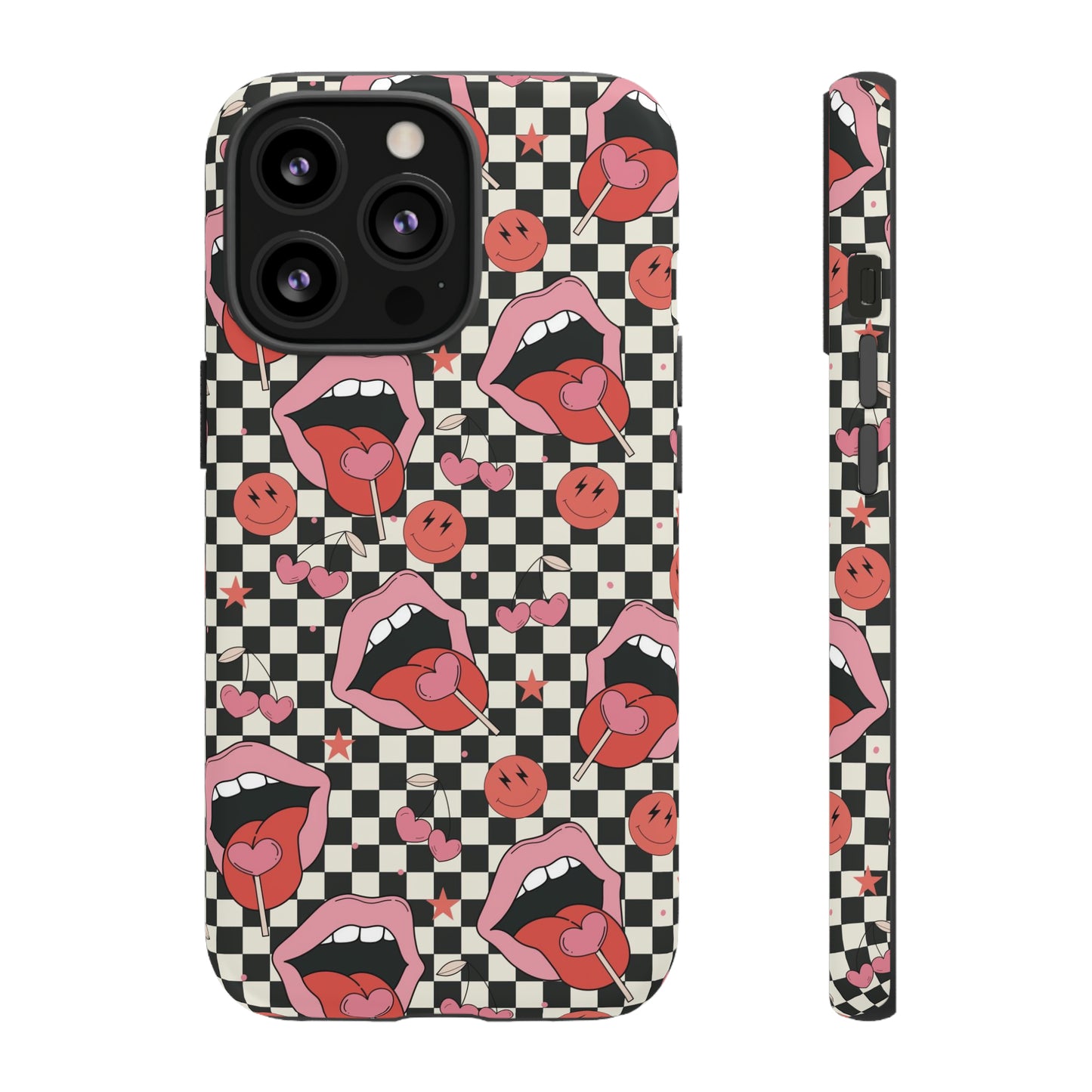 Retro Lips Smile - iPhone Case