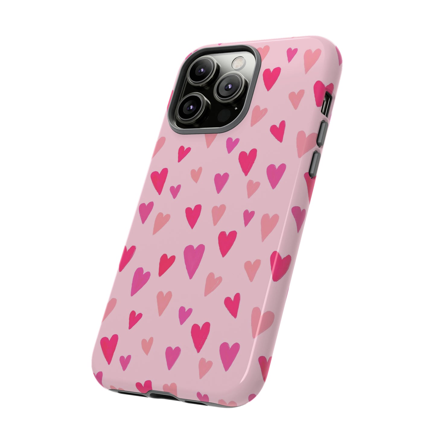 Pink Hearts Valentine iPhone Case