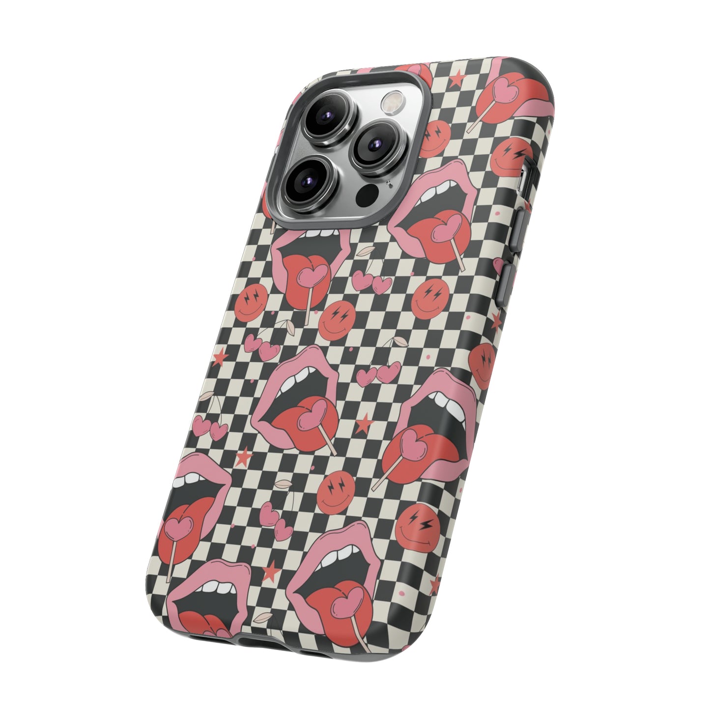 Retro Lips Smile - iPhone Case