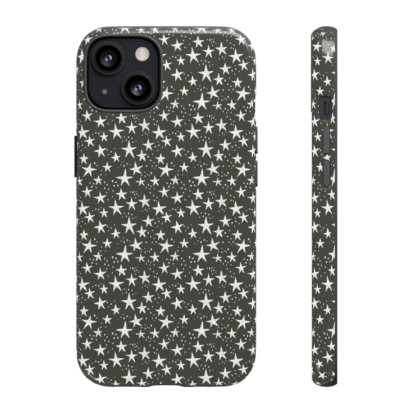 Halloween Stars Black - iPhone Case