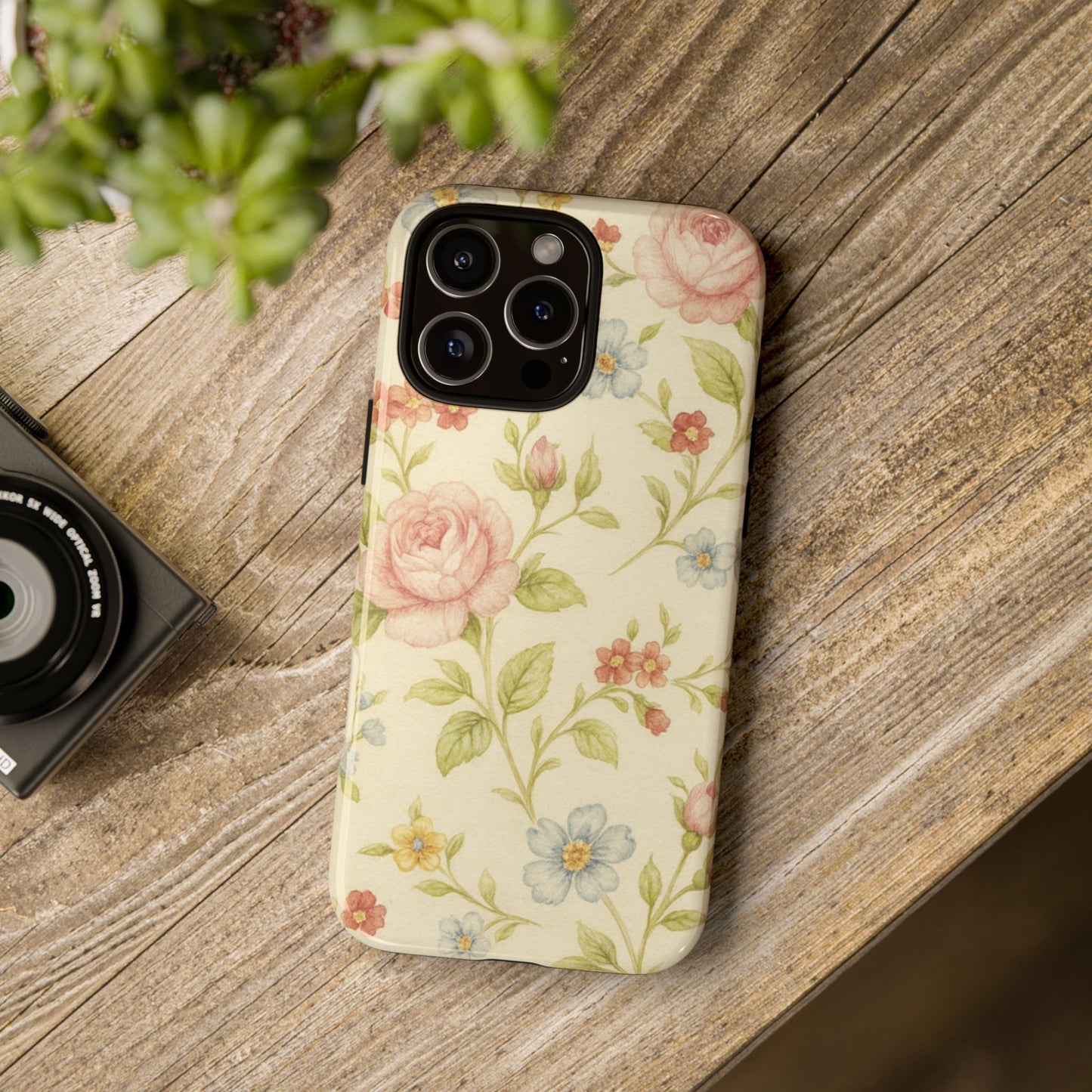 Porcelain Vintage Florals - iPhone Case