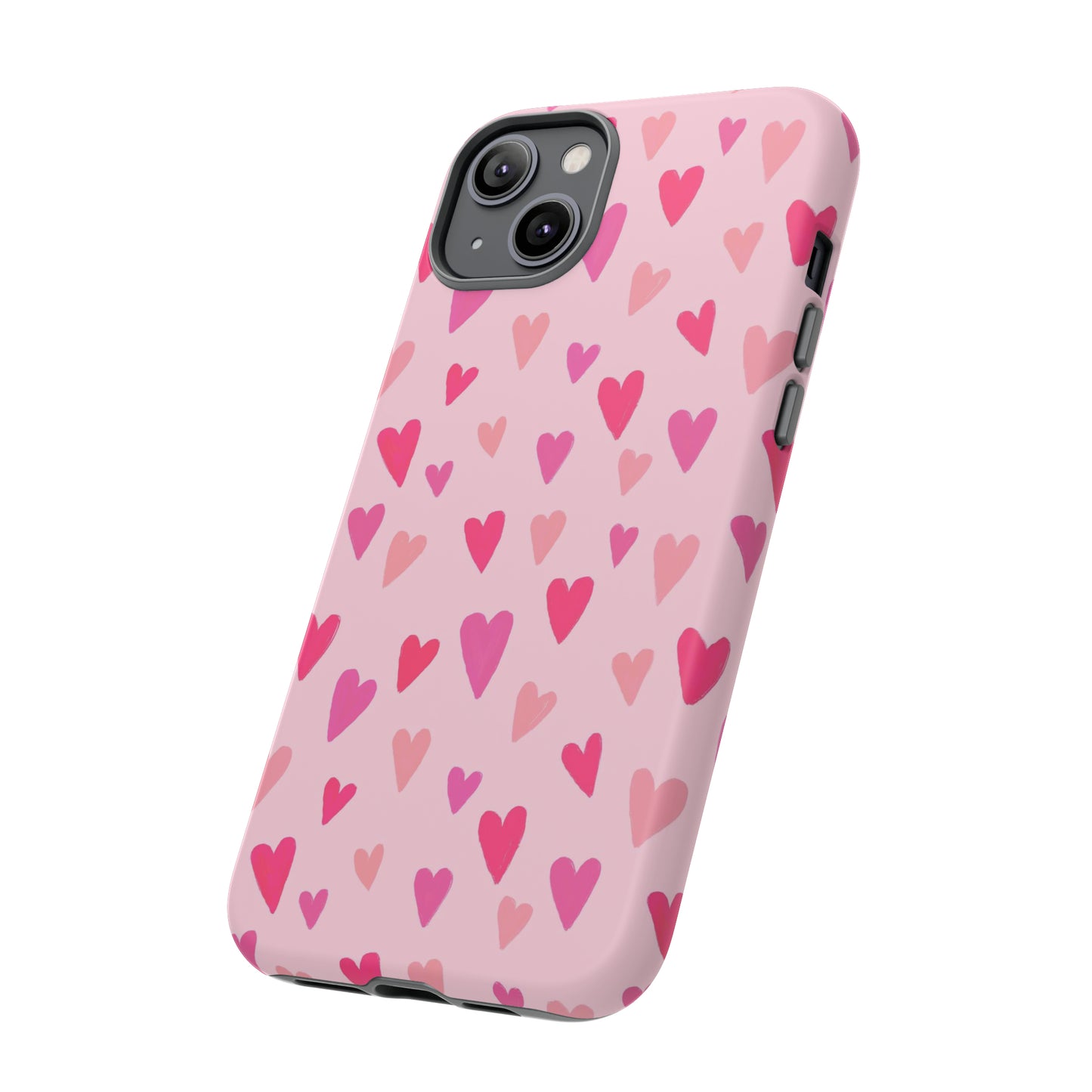 Pink Hearts Valentine iPhone Case