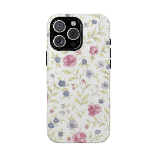 Sweet Porcelain Vintage Florals - iPhone Case