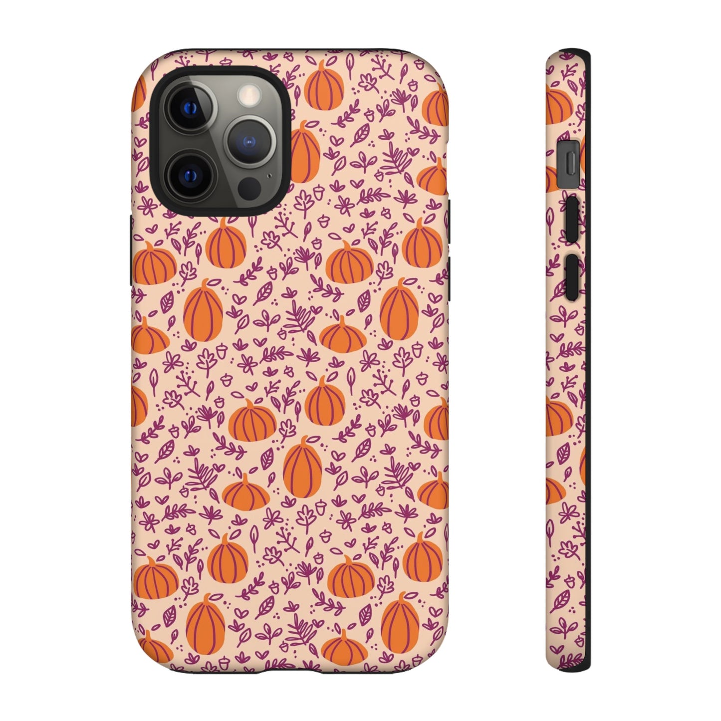 Pumpkin and Doodles Florals - iPhone Case