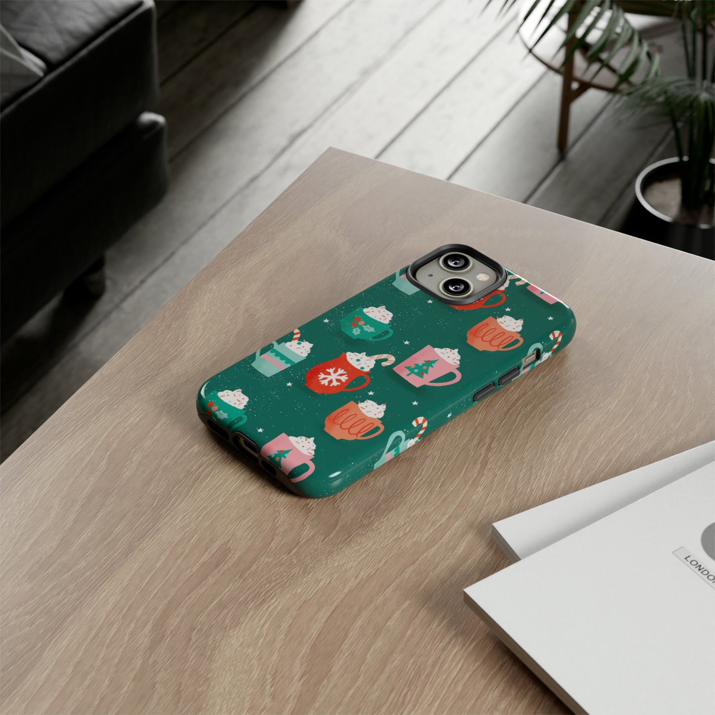 Christmas Coffee Cups - iPhone Case