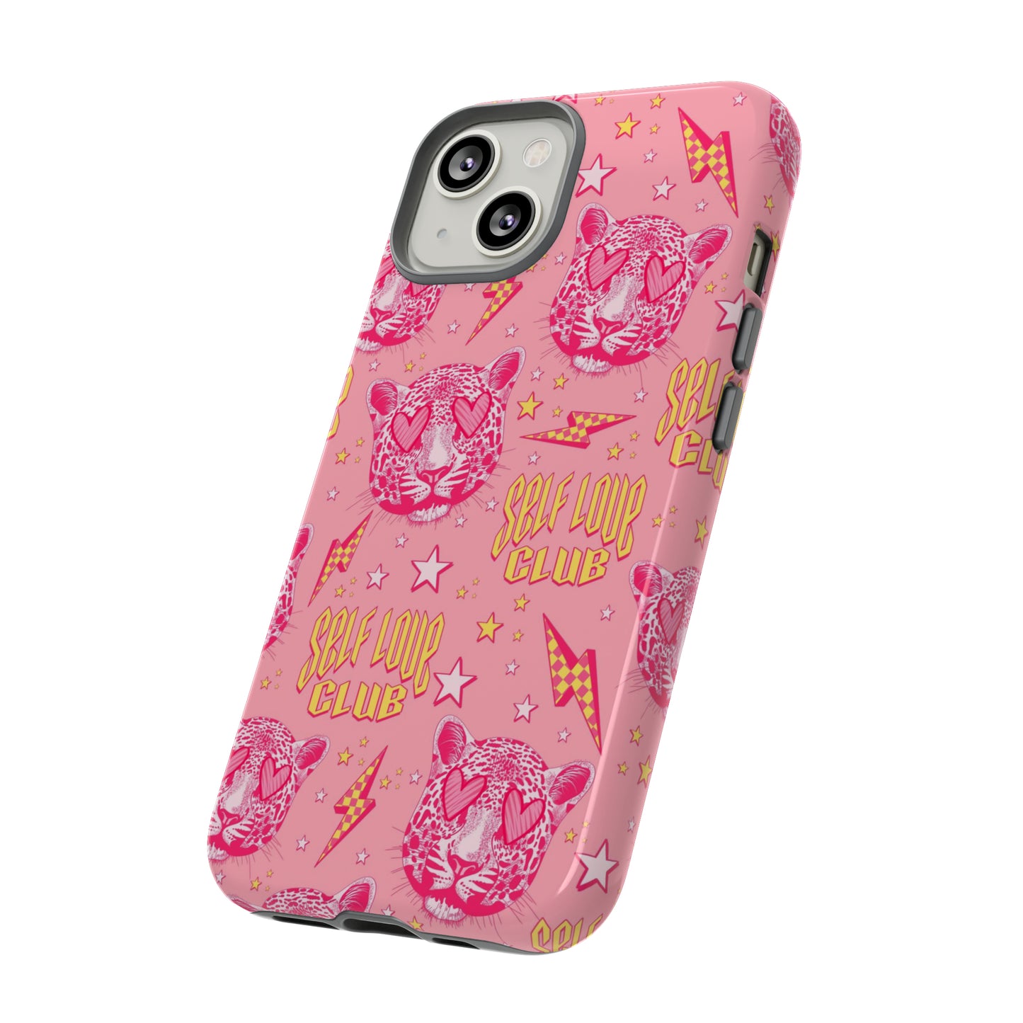 Self Love Club Tiger - Pink iPhone Case