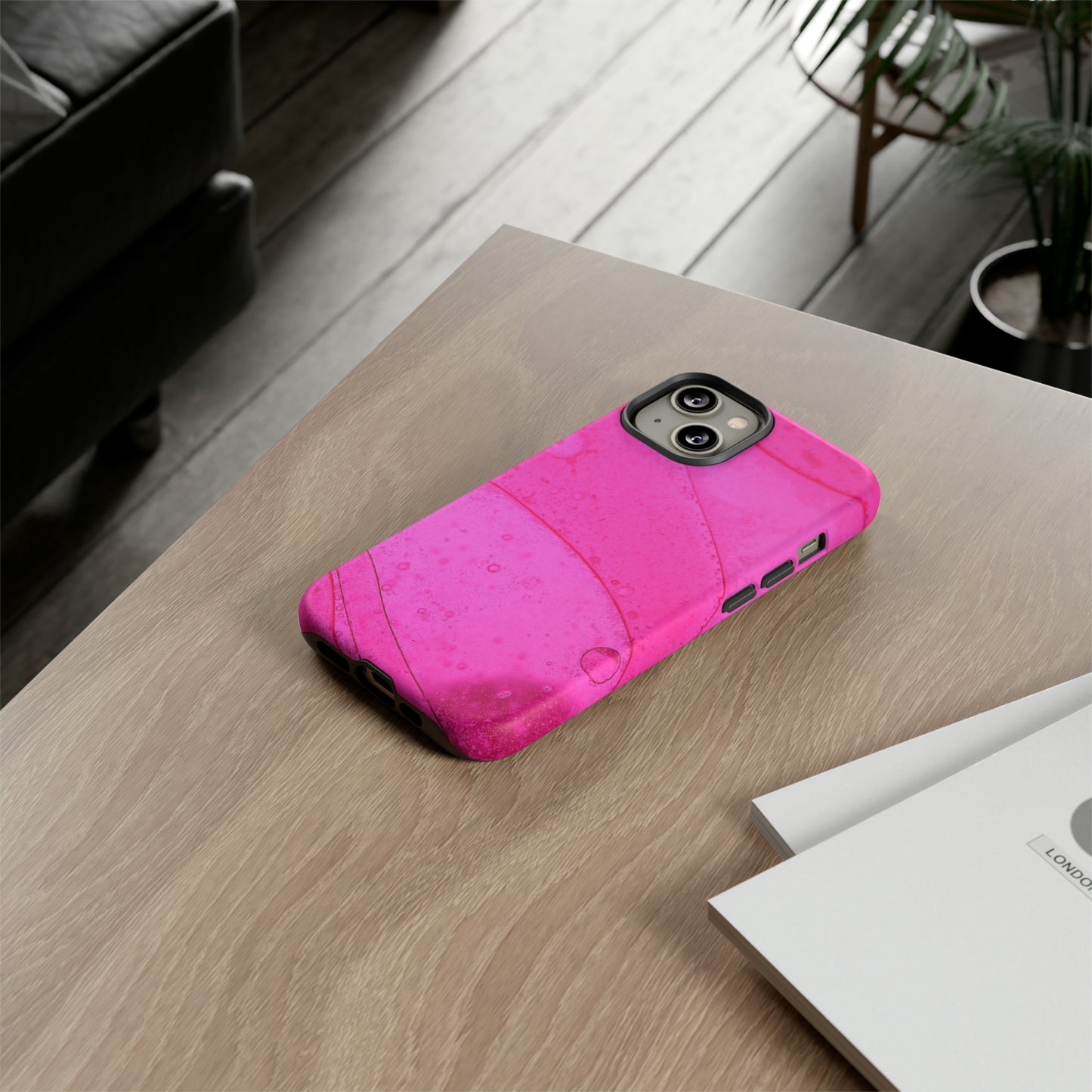 Hot Pink Lava - iPhone Case