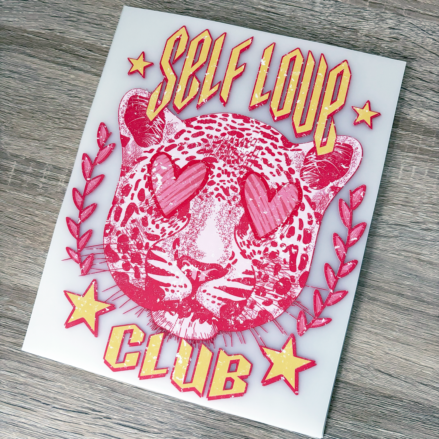 SELF LOVE CLUB TIGER - DTF HEAT TRANSFER