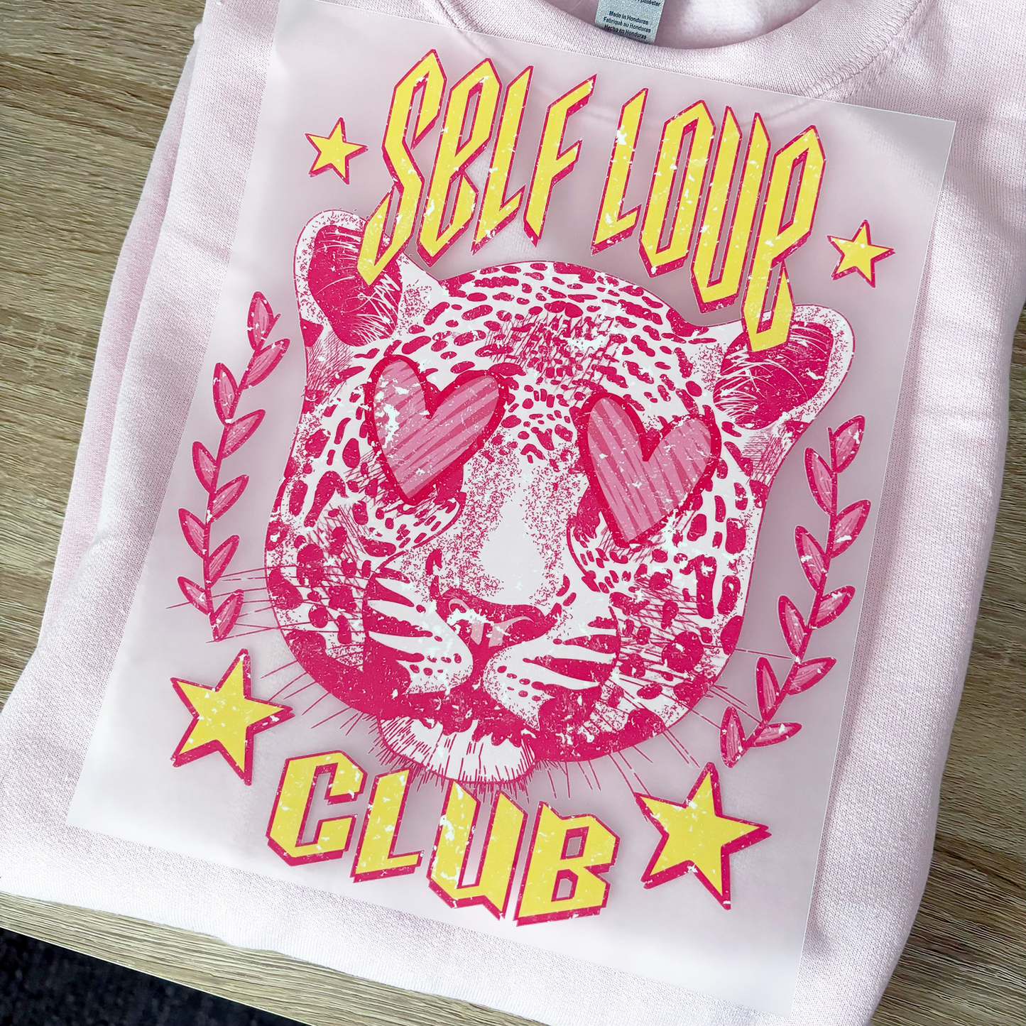 SELF LOVE CLUB TIGER - DTF HEAT TRANSFER