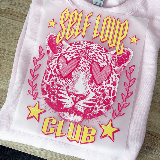 SELF LOVE CLUB TIGER - DTF HEAT TRANSFER